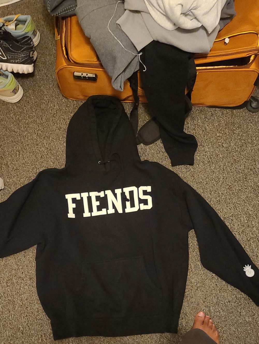 FiENDS Black Kids Hoodie - Unbranded